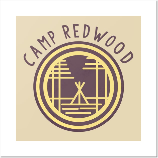 Camp redwood counselor Wall Art by bowtie_fighter